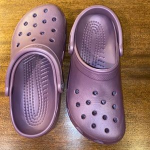 Purple Crocs Classic Clog W8